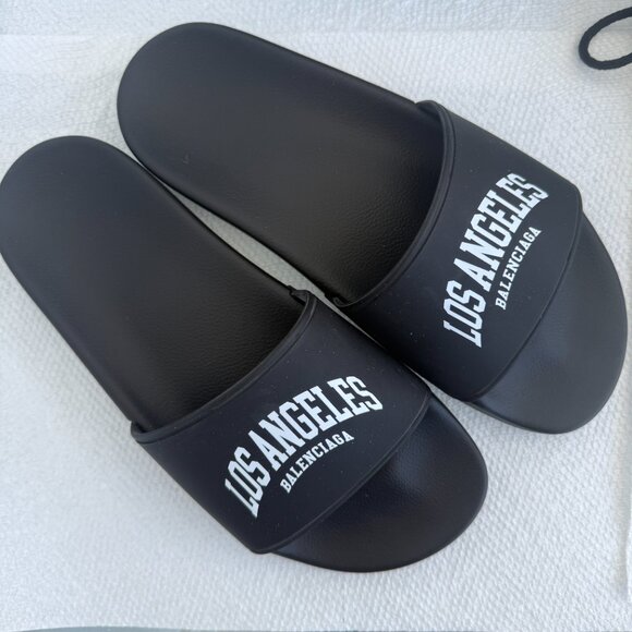 Balenciaga Summer bundle Fuchsia swimsuit Medium and Black Slides 38EU - 8 US - Picture 4 of 8